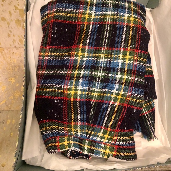 MARCO DE VINCENZO Ruffled tartan skirt IT46 US10 - Picture 4 of 11